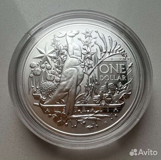 Гербы австралии 1 доллар 2021
