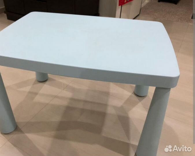 Детский стол и стул икея маммут