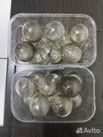 Стеклянные медицинские банки