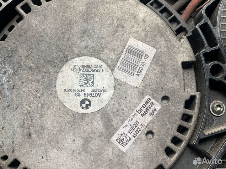 Кассета радиаторов bmw f10 535i