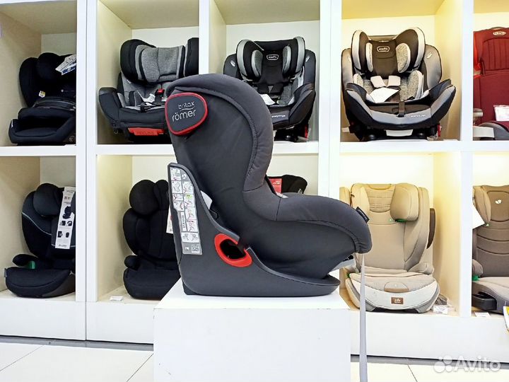 Автокресло 9-18 кг King II LS Black Series Grey