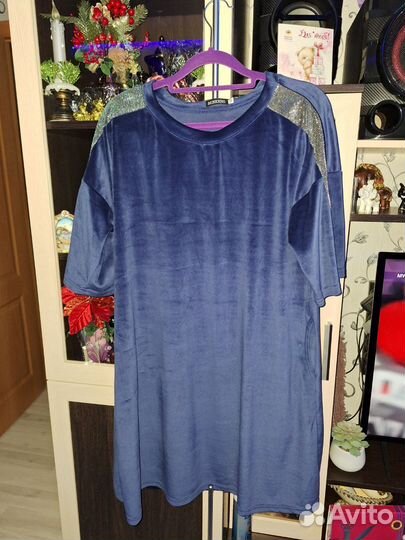 Платье трикотажное женское 48 50