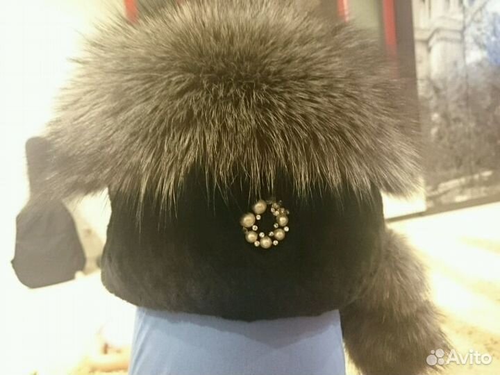 Шапка песцовая новая