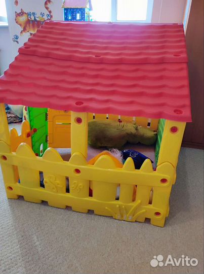 Детский игровой домик для дачи 140х120