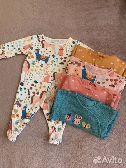 Вещи детские пакетом от 0 до 6 мес,сумка переноска