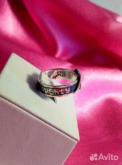 Серебряное кольцо Шкодливая зайка