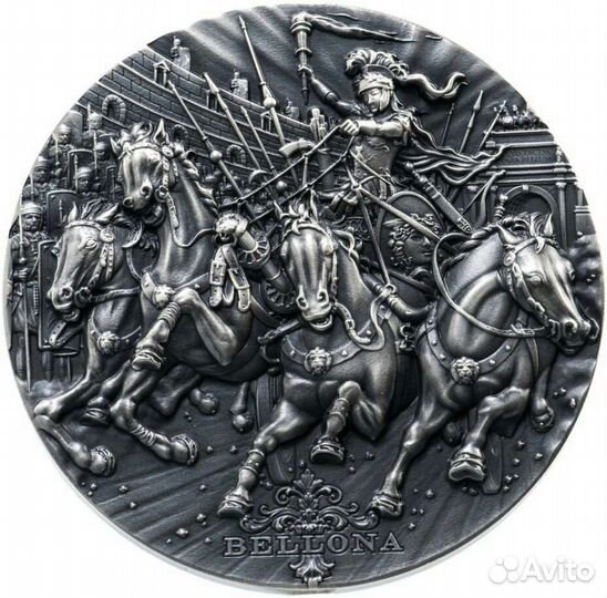 Ниуэ 2018 серебряная монета 2 унции Беллона