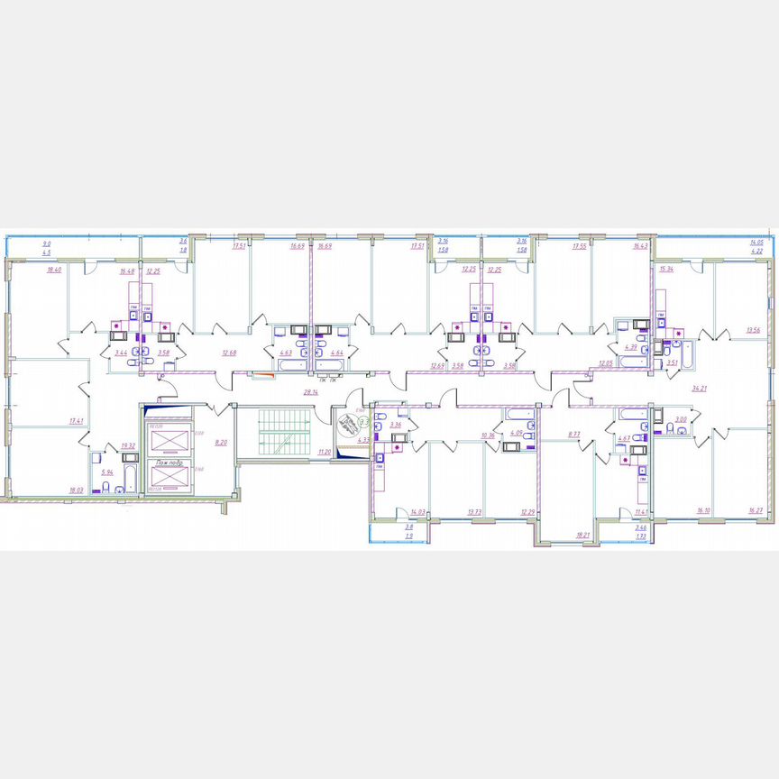 3-к. квартира, 106,2 м², 5/12 эт.