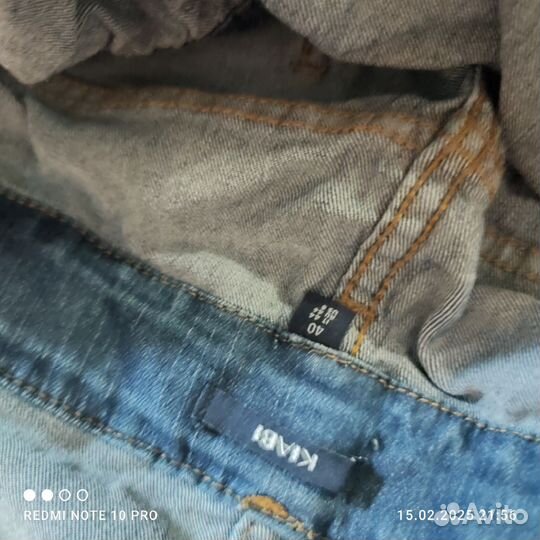 Джинсовый комбинезон