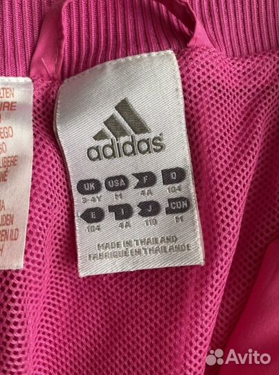 Спортивный оригинал костюм adidas для девочек 104
