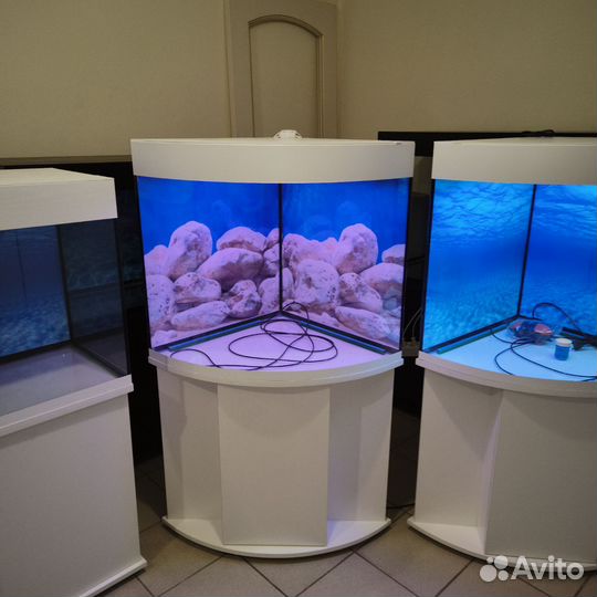 Аквариум 200 свет биофильтр фон подставка