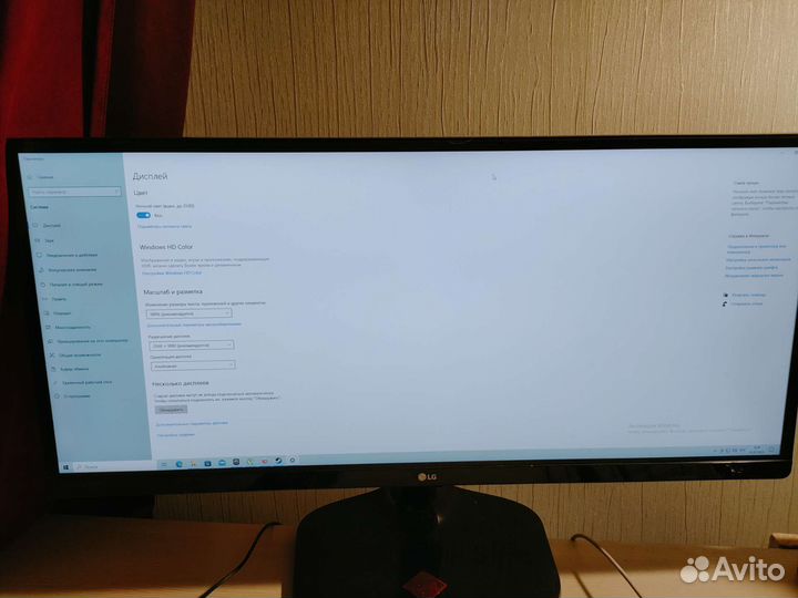 Монитор lg 25um58