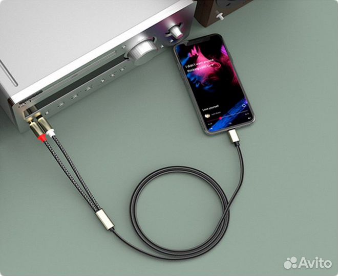 Кабель-переходник USB Type-C - 2х RCA