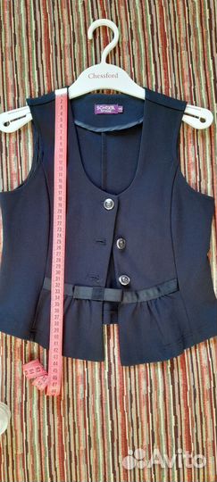 Жилетка для девочки школьная 140