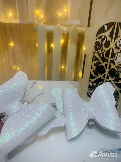 Резиночки и заколки для волос. Ручная работа