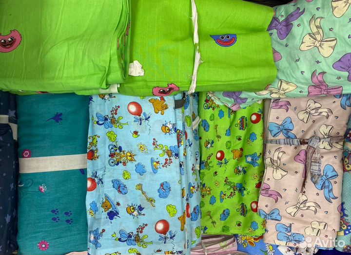 Ткань отрезы хлопок оптом