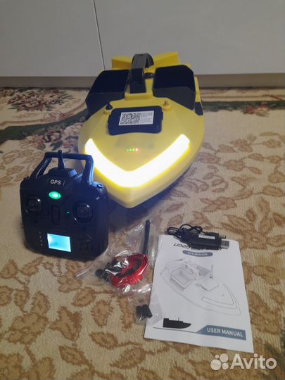 Прикормочный кораблик с gps на 40 точек