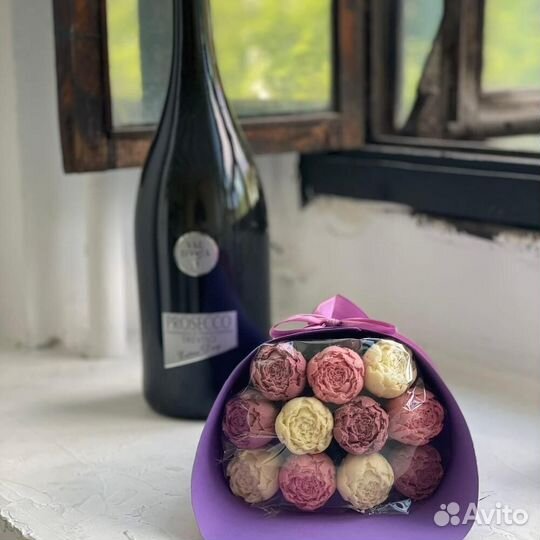 Букет из шоколадных роз