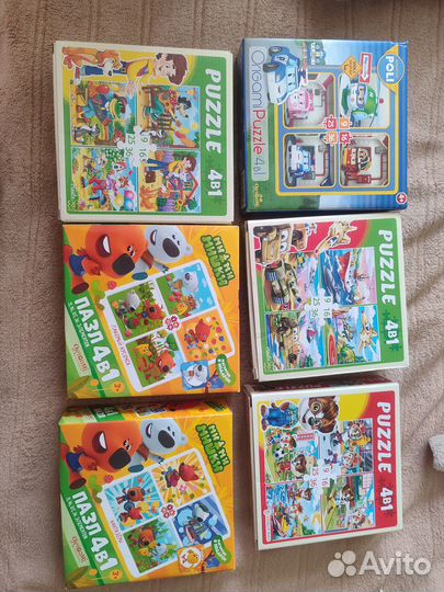 Пазлы Larsen, castorland и другие