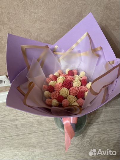 Букет из шоколадных роз