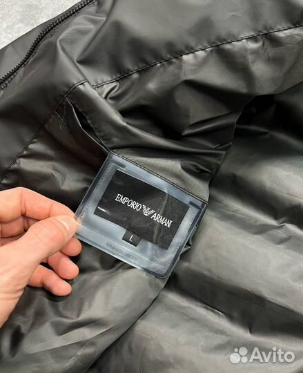 Пуховик мужской armani