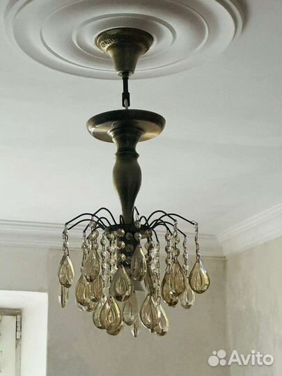 Люстра потолочная б/у