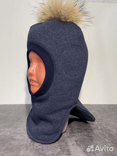 Шапка шлем зимняя