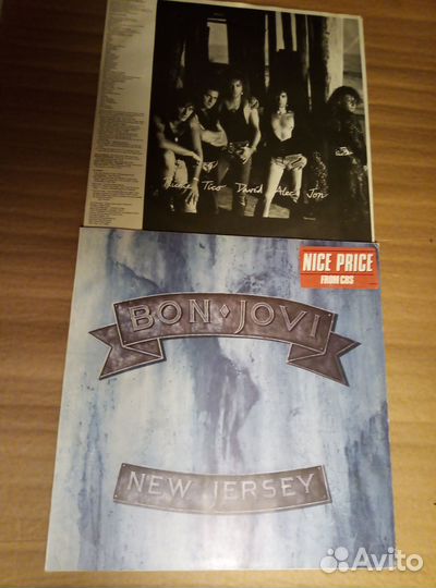Пластинки bоn jоvi NEW jersey