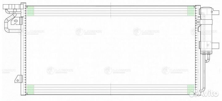 Радиатор кондиционера Форд Фокус 3