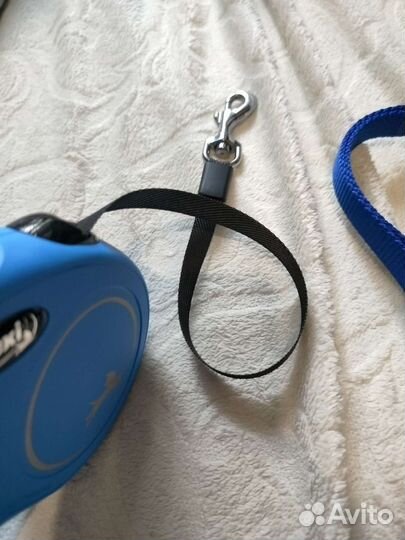 Ошейник для маленькой собаки с поводком