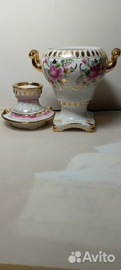 Самовар сувенирный фарфоровый