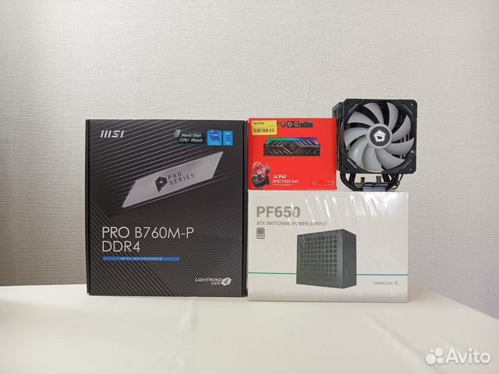 Комплект i5-12400F + MSI Pro B760M-P / обмен