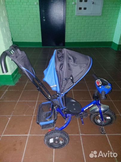 Велосипед коляска с ручкой