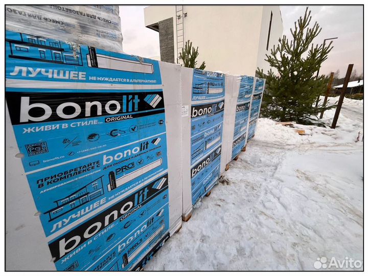 Газобетонные блоки, пеноблоки Bonolit