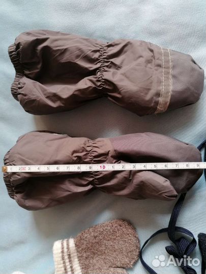 Варежки перчатки детские до 1г-1.5 лет