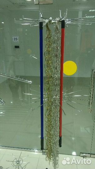 Цепь для вешалок хром и оцинковка