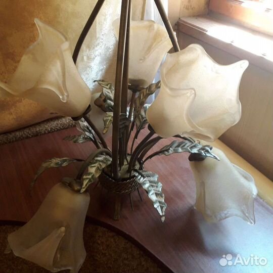 Люстра потолочная бу