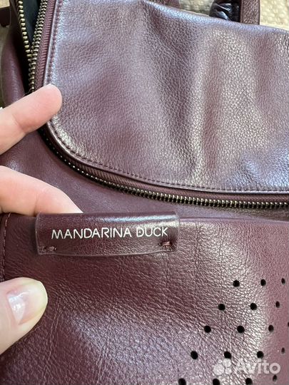 Рюкзак кожаный Mandarina Duck