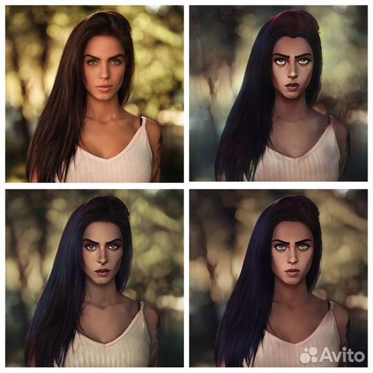 Обработка фотографий в стилистики м/с Аркейн