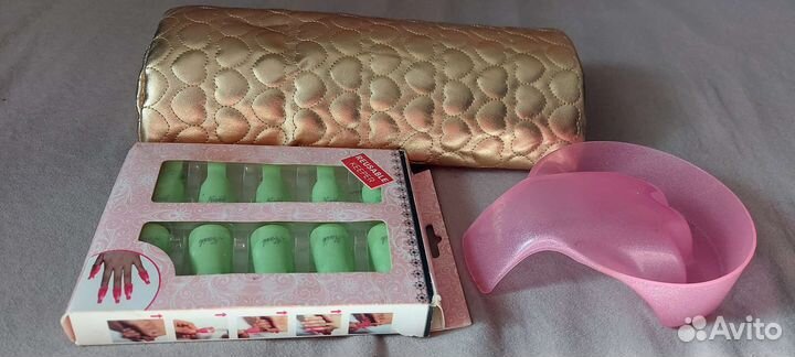 Зажимы для маникюра (снятия гель лака) 3 шт.Набор