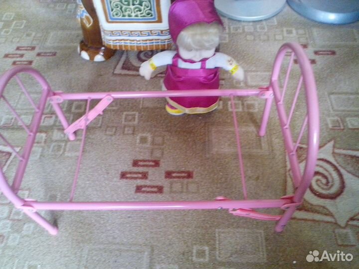 Кроватка Маша Лев пирамида музковрик