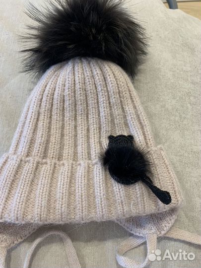 Шапка зимняя для девочки 50 52