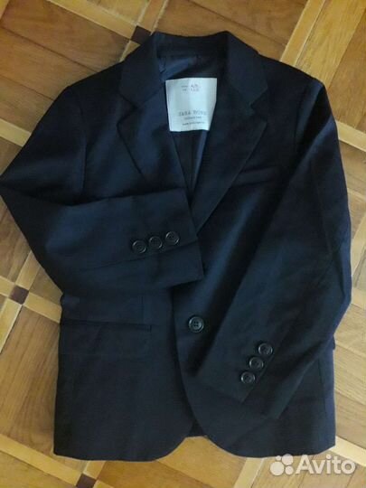 Пиджак детский и черные брюки h&m 4-5 лет, 110 см