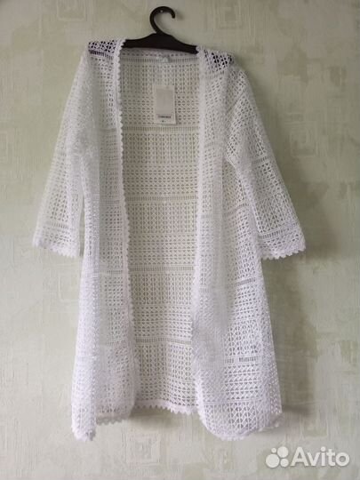 Новая женская летняя ажурная накидка S