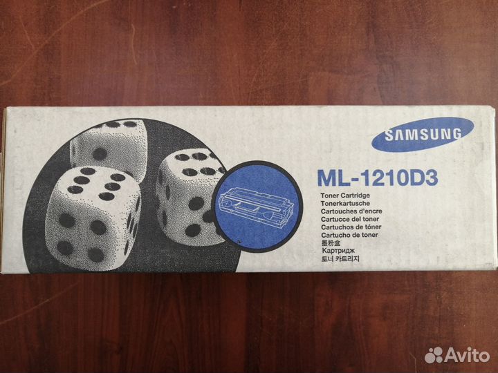 Картридж Samsung ML-1210D3, 2500, черный Оригинал