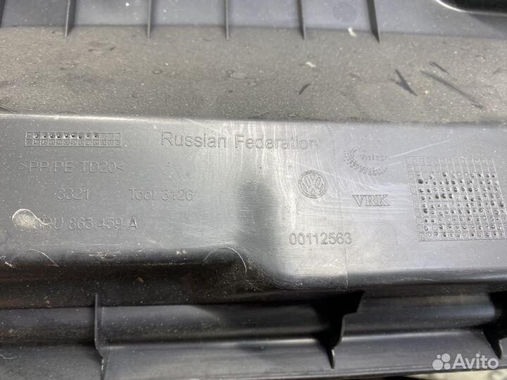 Накладка багажника volkswagen polo седан 2019