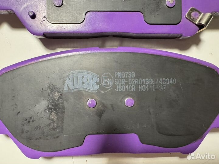 Тормозные колодки nibk PN0739