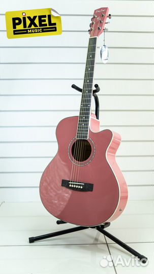 Акустическая гитара Harley Benton EAX-10 Pinky