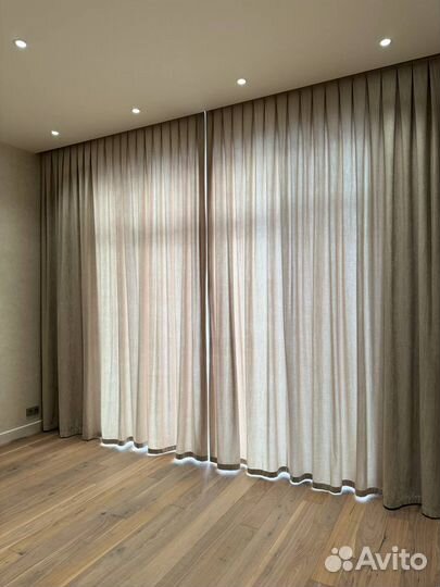 Пошив штор на заказ. Бесплатный выезд на замер