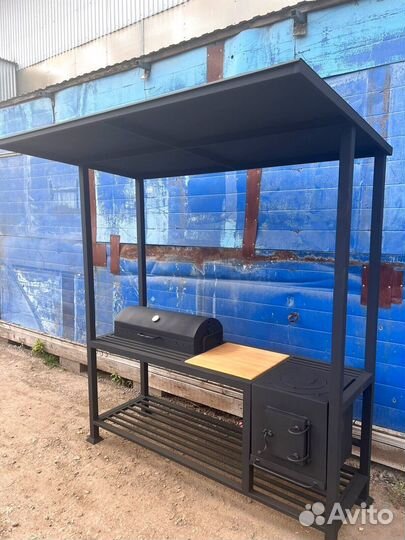 Мангал со столиком